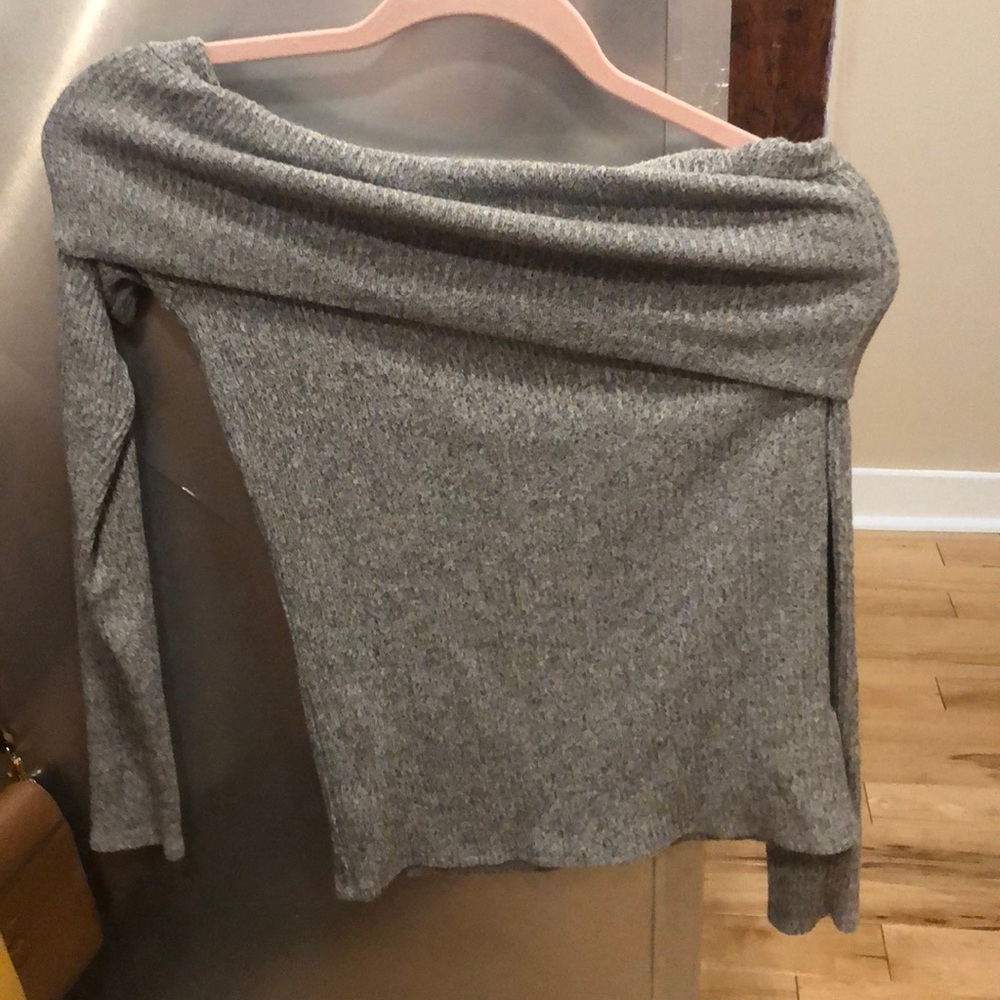 Off shoulder sweater